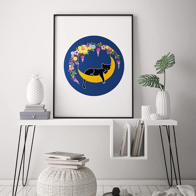 Louise Maelys Cat Moon Embroidery Kit - Image 7