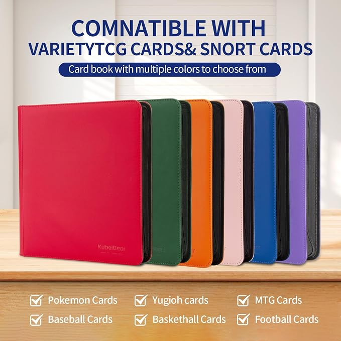 Card Binder – 720 Capacity, Zippered Trading Card Holder - Image 5