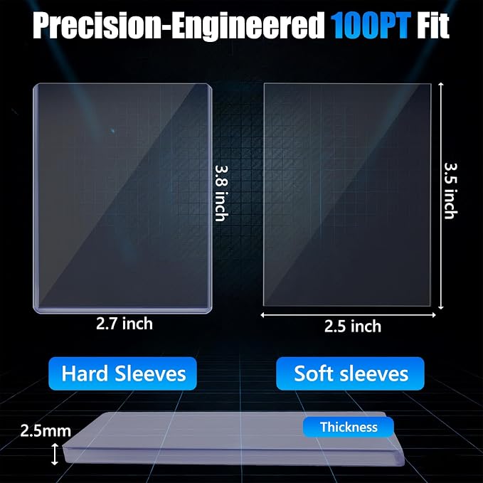 DEDC 100pt Toploaders and Penny Sleeves Bundle - Image 2