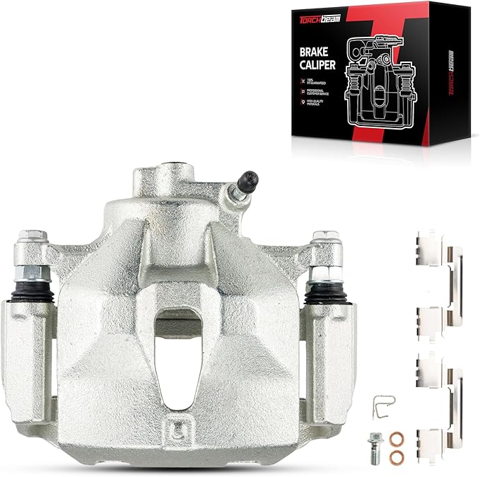 Torchbeam Front Brake Caliper Left for Toyota 2004-2010 Sienna, Toyota 2005-2007 Avalon, Toyota 2004-2008 Solara, Toyota 2005-2006 Camry 3.0L, Front Left Caliper Replace # 19B2714