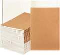 Nicunom 30 Pack A5 Kraft Notebooks, Bulk Blank Journals by Nicunom