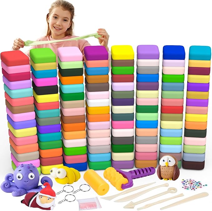 169 Pcs Air Dry Clay 120 Colors Modeling Model Magic Clay - Image 9