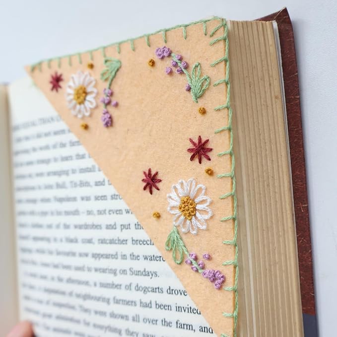 Bookmark Making Kit, Personalized Embroidered Corner Mark - Image 7