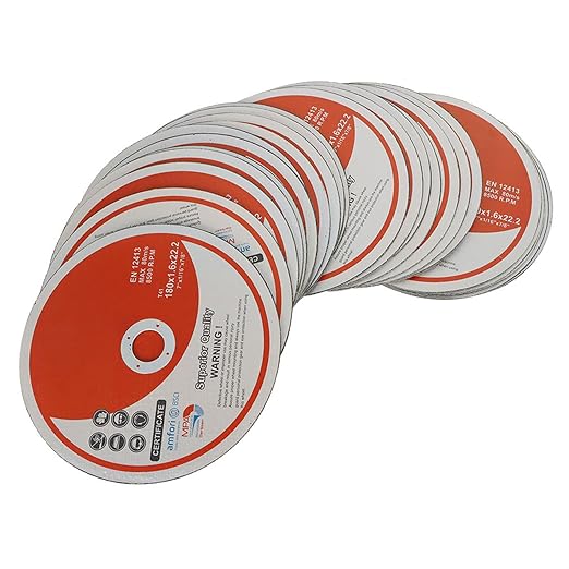 25 Pack 7" x1/16 x7/8" Cut-Off Wheel - Metal & Stainless Steel Cutting Discs