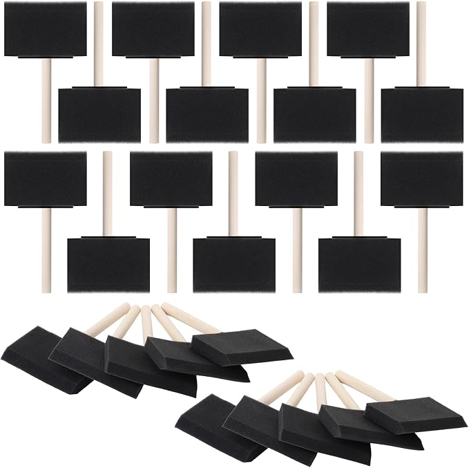 Bates- Foam Paint Brushes, 4 Inch, 25 Pack by BatesChoice