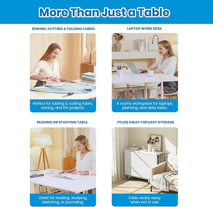 Sew Ready Folding Sewing Craft Table - Image 6