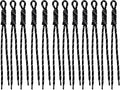 Paracord Keychain Paracord Bag Charm 12pcs Braided Nylon Rope Keychain Cord by Cmidy
