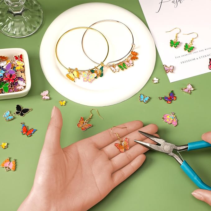 MARFOREVER 120 Pcs Butterfly Charms - Image 6