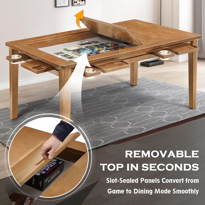 Haddockway 63" ×39“ Board Game Table - Image 4