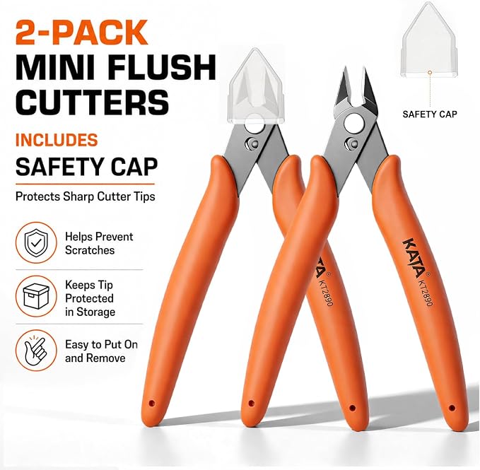 KATA Micro Wire Cutters Pliers: Precision Flush Cutter Tool - Image 6