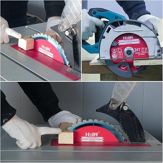 Circular Saw Blade Woodworking TA Series 8-1/4" 24-Tooth Arbor: 5/8",Finishing/General Purpose Wood Cutting,Special Anti-Thermal Adhesion Coating on Cutting Head -TA, 8-1/4" 24T TA