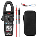 MESTEK Digital Clamp Meter Multimeter TRMS 6000 Counts Voltage Tester Amp Volt Meter, Auto-Ranging Voltmeter Measures NCV AC DC Current Voltage Resistance Capacitance Temperature Diodes Continuity
