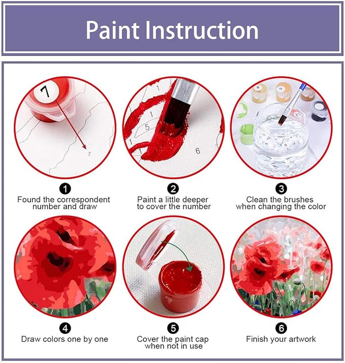 Cat Paint by Numbers Kit for Adults - Image 7