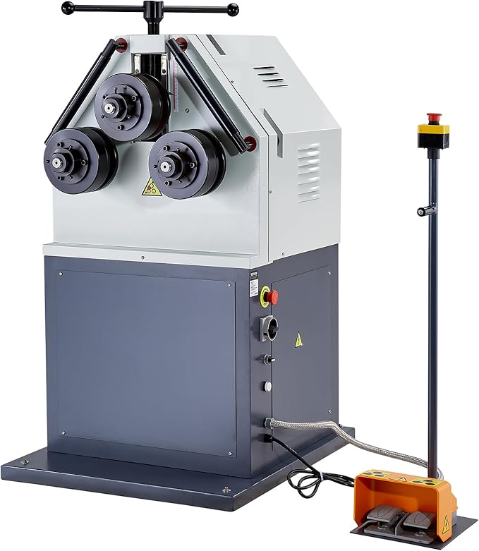 VEVOR 2.2KW Electric Roll Bending Machine, 3-Roller