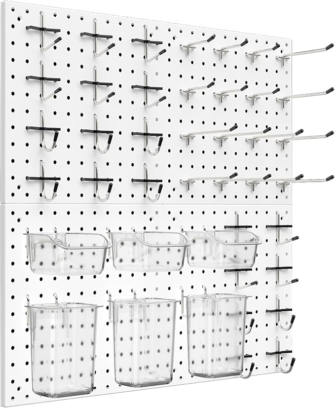 Peg Board Kit, Includes Pegboard and Accessories, by Daanxw