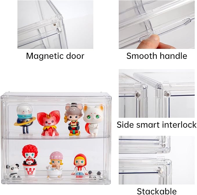 BOHOIDEE 2 Tiers Clear Display Case - Image 3