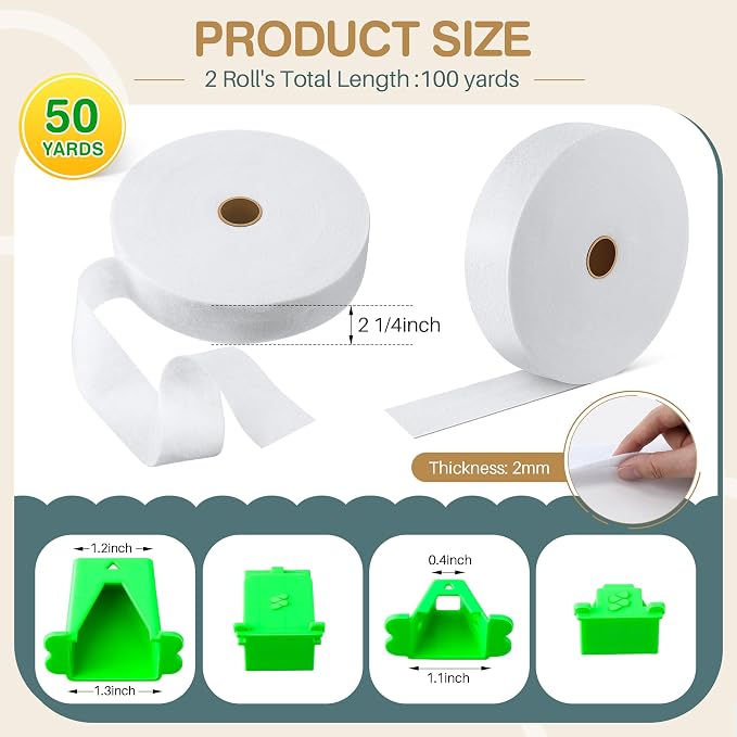 Ceoighe Jelly Roll Batting Strips - Image 3