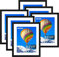 FIXSMITH 8.5x11 Picture Frame Bulk-6 Pack, Photo Frame by FIXSMITH