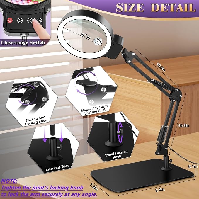 10X 30X Large Magnifying Glass - Image 7
