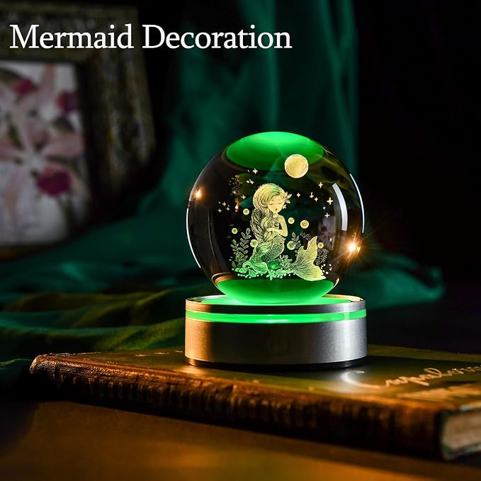 IFOLAINA Mermaid Crystal Ball Gifts - Image 6