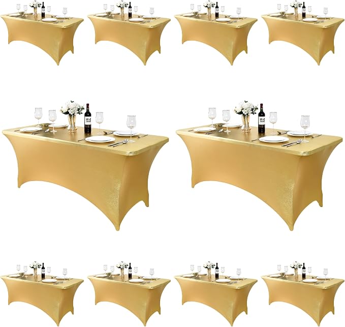 10-Pack 6ft Spandex Table Covers by Unknown