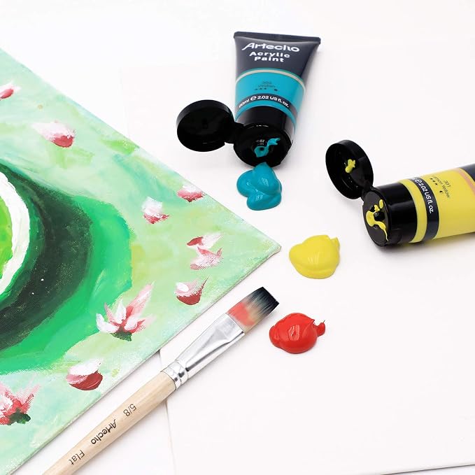 Artecho Acrylic Paint Set, 7 Primary Colors - Image 6