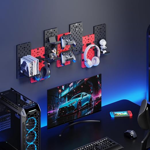 PEGZONE Controller and Headphone Holder Wall Mount, Controller Stand, Disc - Image 7