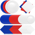 Zhehao 120 Pcs Disposable Paper Plates and Napkins Bulk Birthday Party by Zhehao