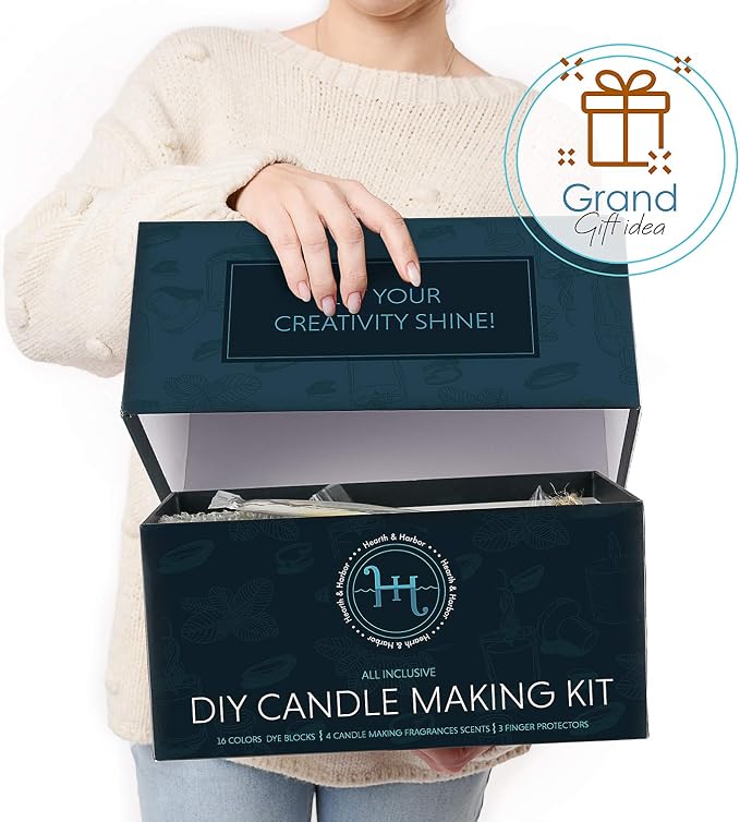 Hearth & Harbor Organic Soy Candle Making Kit - Image 8