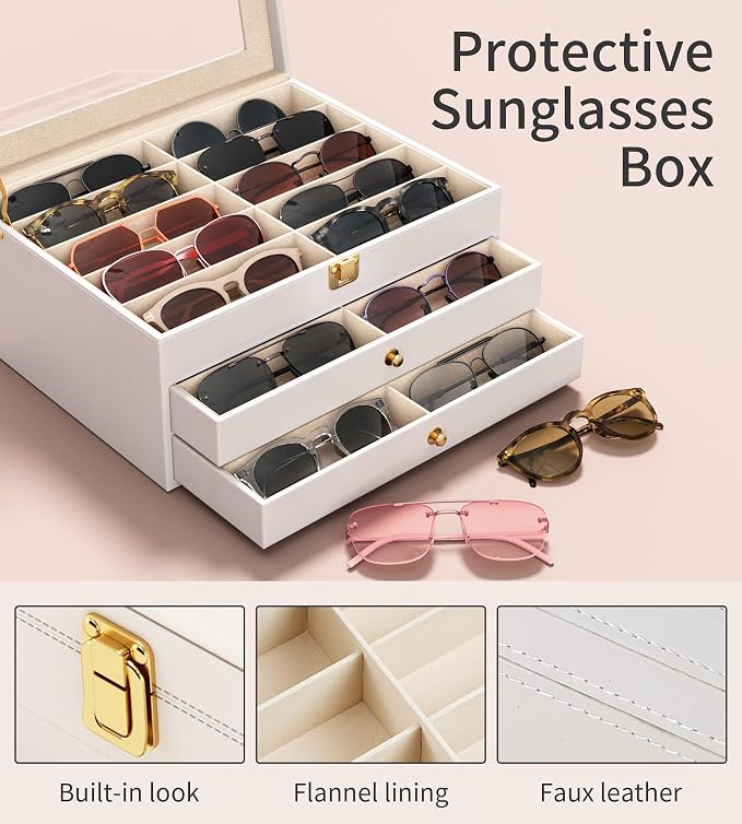 NEWLOOP 10/30 Slots Sunglass Organizer - Image 4