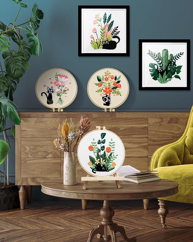 TINDTOP Embroidery Kit for Adults, Embroidery Kit for Beginners Include - Image 6