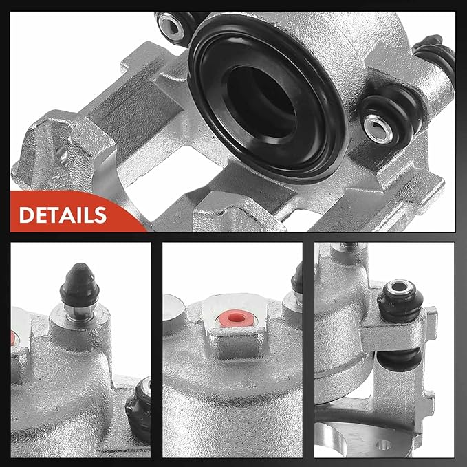 A-Premium Disc Brake Caliper Assembly Without Bracket Compatible with Select Jeep Models - Cherokee, Comanche, Grand Cherokee, TJ, Wagoneer, Wrangler - Front Left Driver Side