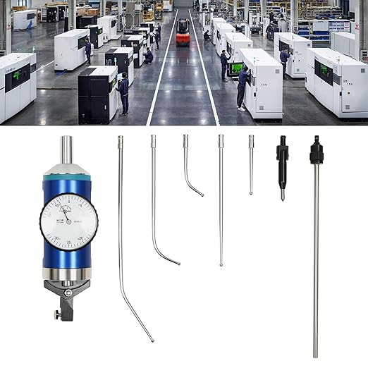 Centering Indicator, 0-0.12in/0-3mm Milling Machine Alignment Dial Test, 0.01mm Pocket Type Centering Test Dial Gauge, Precision Milling Machine Test Dial