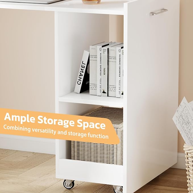 Zevemomo Folding Desk, Convertible Table - Image 4