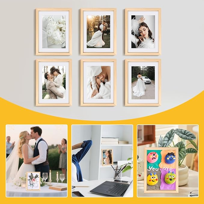 FSWCCK 5 Pack 9 x 12 inch Wood Panel Boards, Unfinished Wood Canvas Panels - Image 6