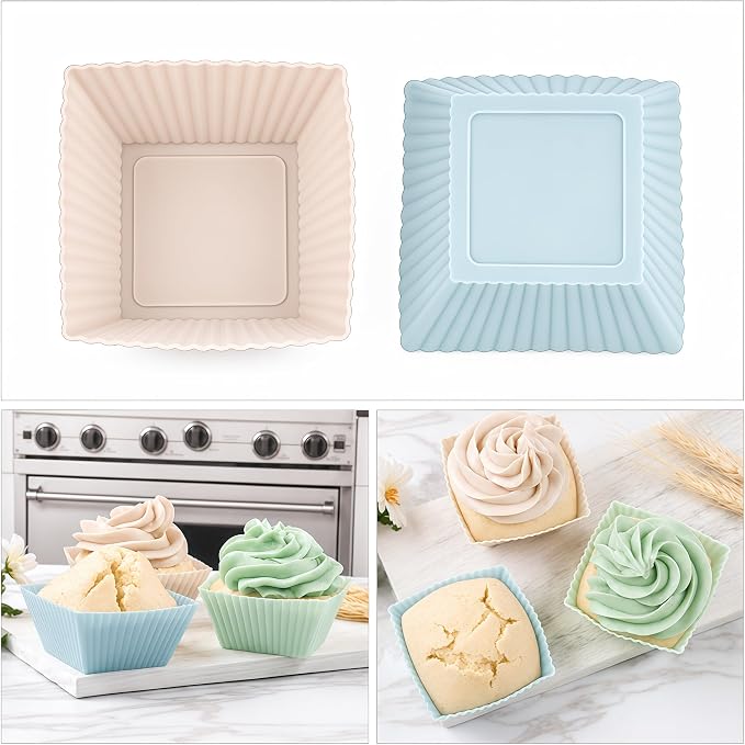 CAKETIME Silicone Baking Cups Cupcake Liners - Image 6