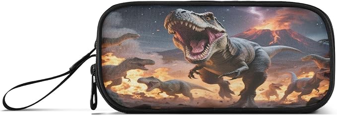Dinosaurs Roar Pencil Case Box Boys Girls Large Pencil Pouch - Image 8