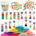 Guaishou DIY Sand Art and Crafts Kit Wishing Bottles Colorful Sands Beach Sea by Guaishou