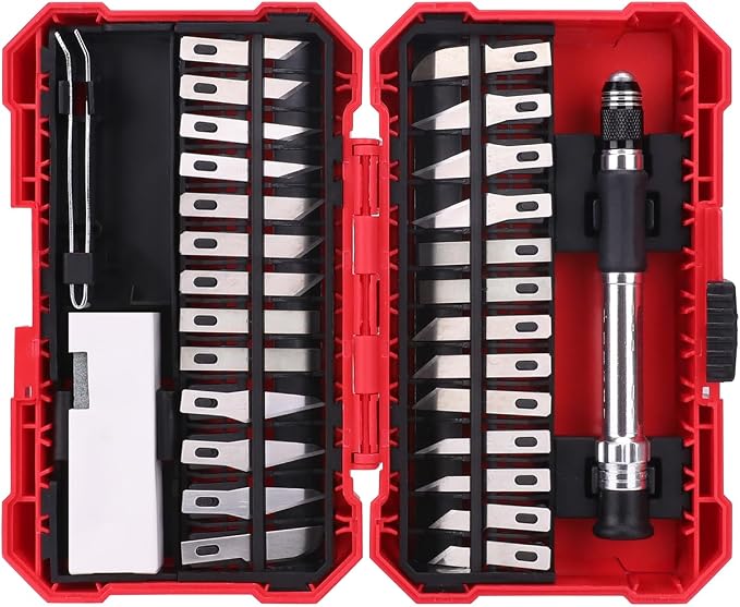 Amazon Basics 29-Piece Precision Hobby Knife Set by AmazonBasics