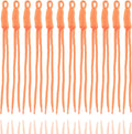 KJML DIY Paracord Keychain 12pcs Paracord Rope Keychain Braided Cord Rope Bag by KJMLDIY
