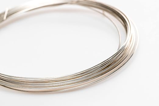925 Sterling Silver Wire, 21 Gauge, Half Hard, 15FT by CRAFT WIRE | Sterling - Image 2