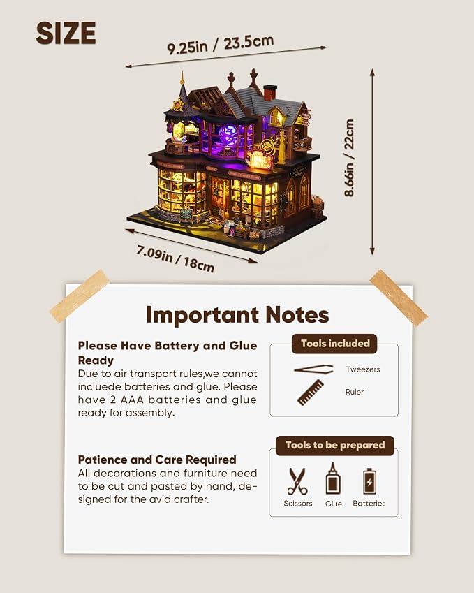 DIY Miniature House Kit, DIY Dollhouse Kit - Image 6