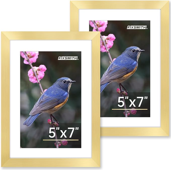 FIXSMITH 5x7 Picture Frame Set of 2, Photo Frame by FIXSMITH