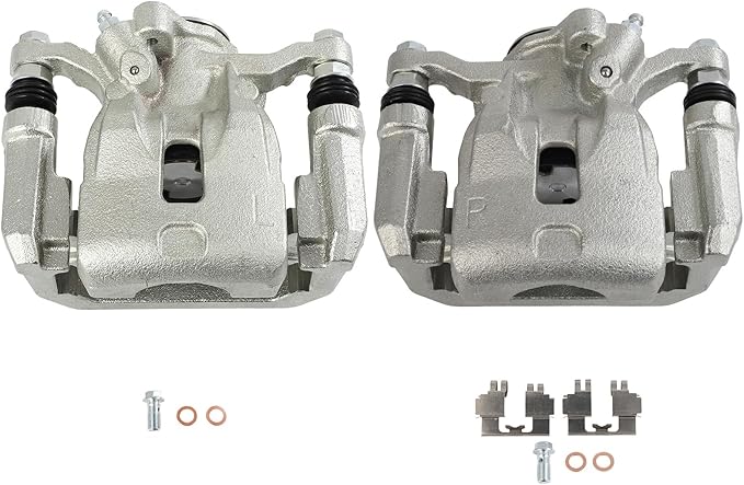 SCITOO 19B7431 19B7430 Rear Left & Right Disc Brake Calipers Assembly w/Bracket For Mazda For CX-5 2016-2023