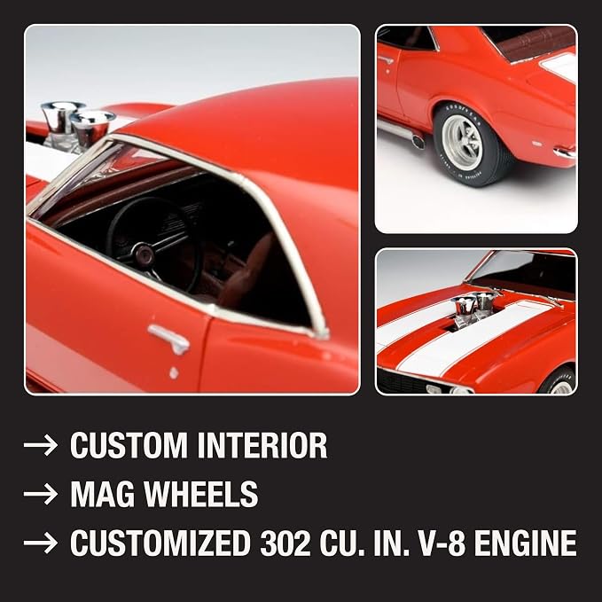AMT 1968 Chevy Camaro Z/28 1:25 Scale Model Kit - Image 3