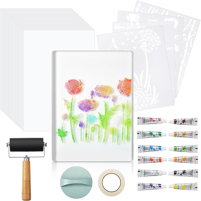 Fuyoooo 8" x 10" Gel Printing Plate Kit by Liraitoya