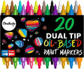 Chalkola 20 Oil Paint Pens by Chalkola