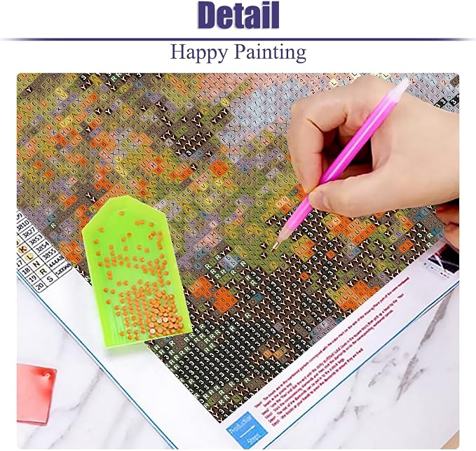 Eiazuiks Diamond Painting Kits for Adults, Sunset 5D DIY Diamond Art Kits Full - Image 5