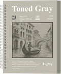 SuFly Gray Sketchbook 9" x 12" by SuFlyDirect