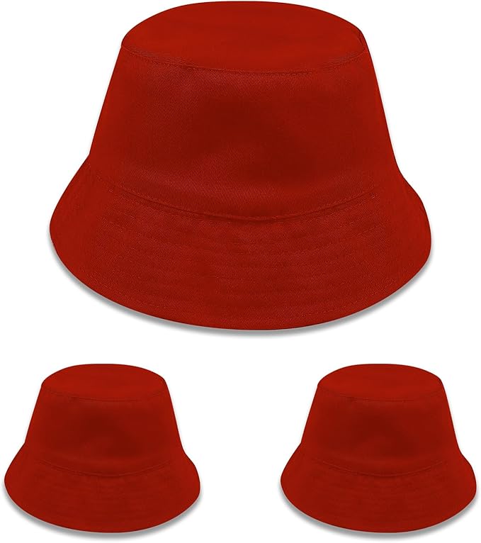 Bucket Hats Bulk Solid Color DIY Blank Hat Bucket Hats by DASSNANE